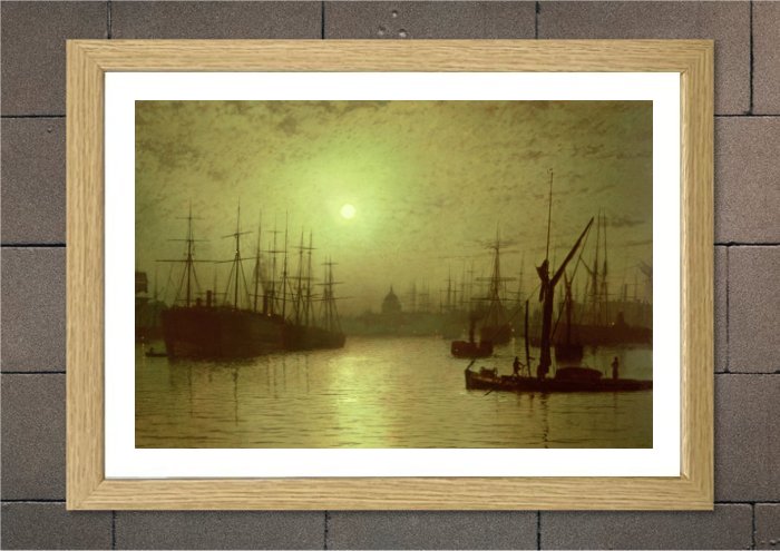 Nightfall On The Thames
